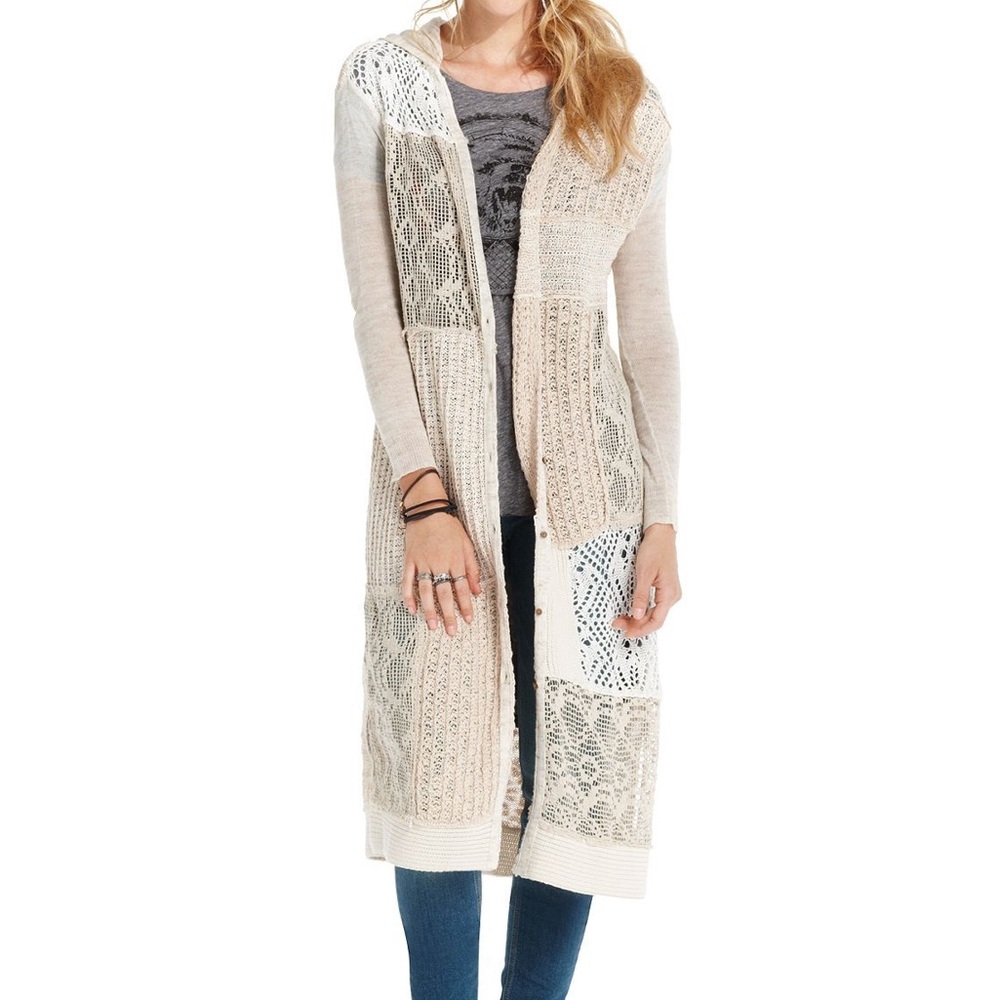 FP patchwork knit cardigan